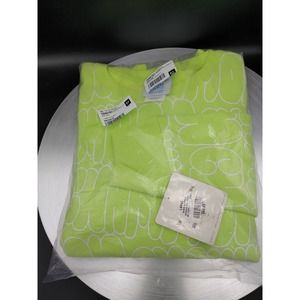 CHAMPION BUBBLE SCRIPT PRINT CREW "CHILLED MINT"